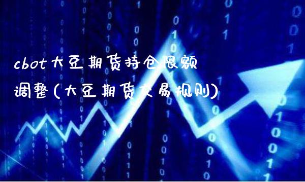 cbot大豆期货持仓限额调整(大豆期货交易规则)