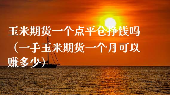 玉米期货一个点平仓挣钱吗（一手玉米期货一个月可以赚多少）_https://www.boyangwujin.com_期货直播间_第1张