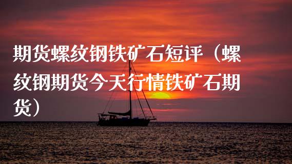 期货螺纹钢铁矿石短评（螺纹钢期货今天行情铁矿石期货）