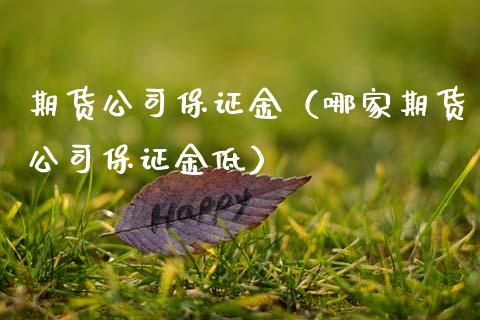 期货公司保证金（哪家期货公司保证金低）_https://www.boyangwujin.com_期货直播间_第1张