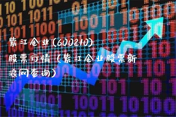紫江企业(600210)股票行情（紫江企业股票新浪网查询）