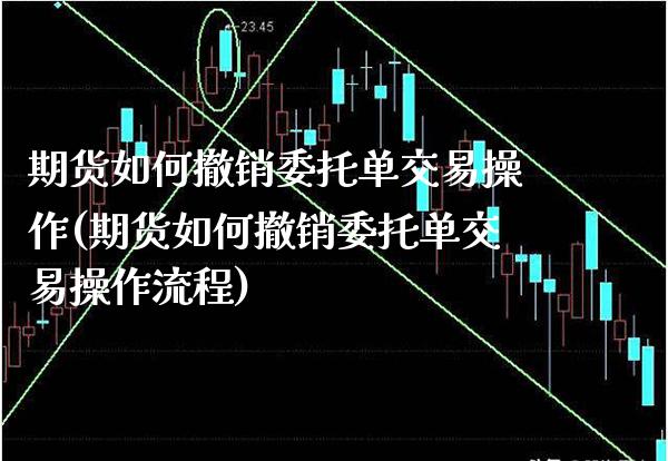 期货如何撤销委托单交易操作(期货如何撤销委托单交易操作流程)