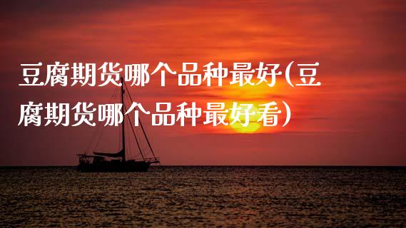 豆腐期货哪个品种最好(豆腐期货哪个品种最好看)_https://www.boyangwujin.com_期货直播间_第1张
