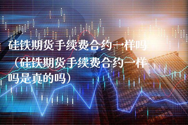 硅铁期货手续费合约一样吗（硅铁期货手续费合约一样吗是真的吗）