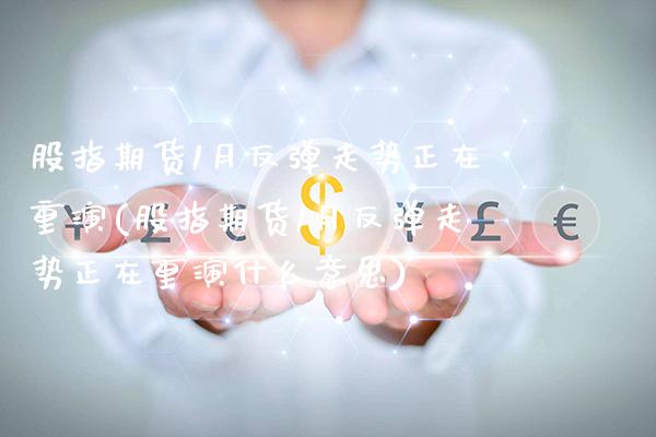 股指期货1月反弹走势正在重演(股指期货1月反弹走势正在重演什么意思)
