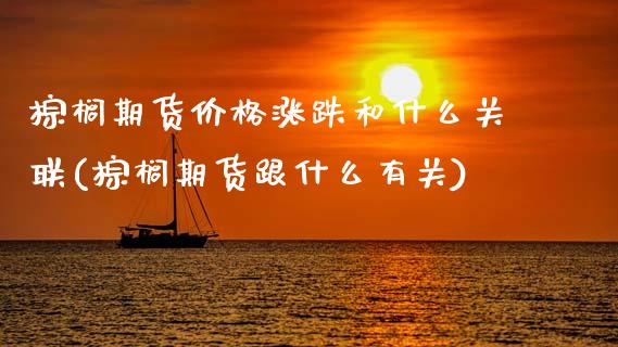棕榈期货价格涨跌和什么关联(棕榈期货跟什么有关)