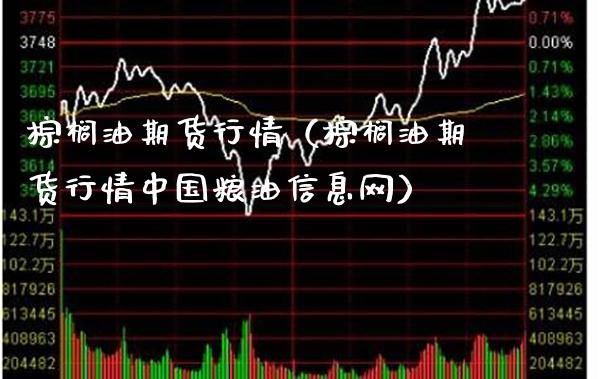 棕榈油期货行情（棕榈油期货行情中国粮油信息网）_https://www.boyangwujin.com_纳指期货_第1张