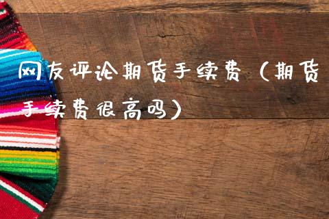 网友评论期货手续费（期货手续费很高吗）_https://www.boyangwujin.com_期货直播间_第1张