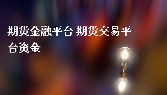期货金融平台 期货交易平台资金