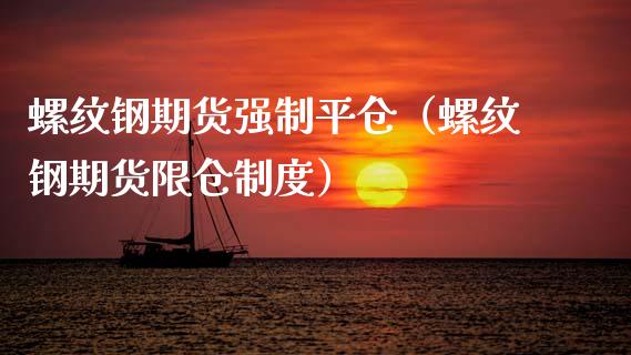 螺纹钢期货强制平仓（螺纹钢期货限仓制度）