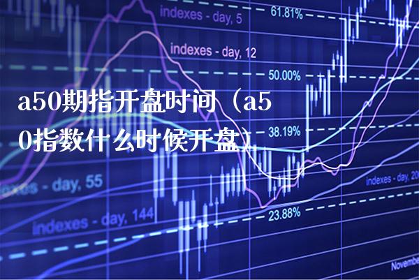 a50期指开盘时间（a50指数什么时候开盘）_https://www.boyangwujin.com_期货直播间_第1张