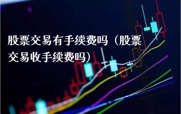股票交易有手续费吗（股票交易收手续费吗）_https://www.boyangwujin.com_道指期货_第1张