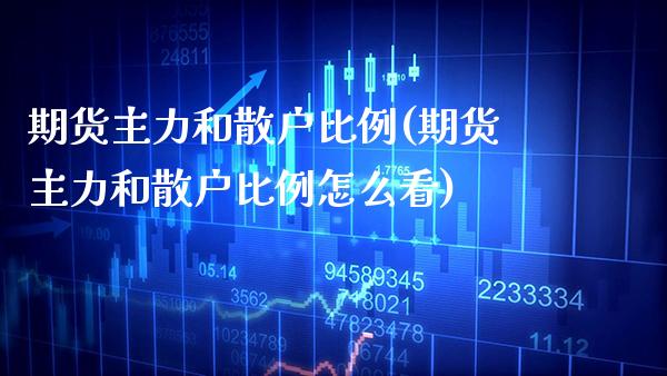 期货主力和散户比例(期货主力和散户比例怎么看)_https://www.boyangwujin.com_期货直播间_第1张