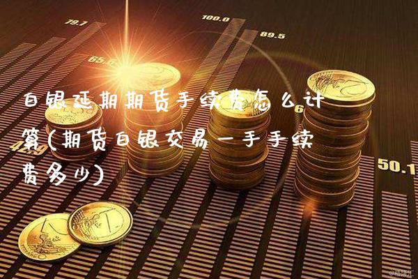 白银延期期货手续费怎么计算(期货白银交易一手手续费多少)