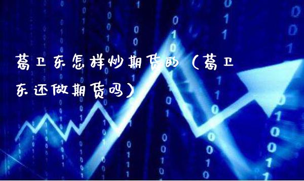 葛卫东怎样炒期货的（葛卫东还做期货吗）