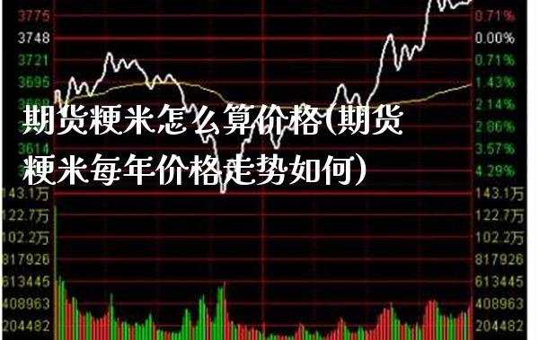 期货粳米怎么算价格(期货粳米每年价格走势如何)