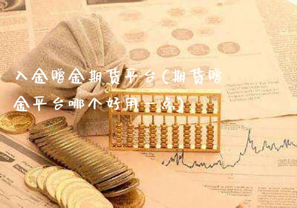 入金赠金期货平台(期货赠金平台哪个好用一点)