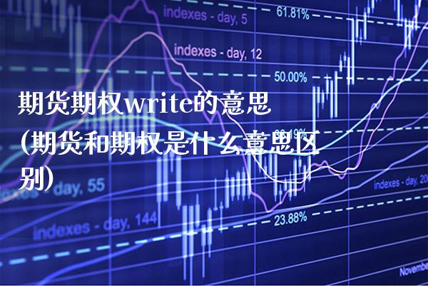 期货期权write的意思(期货和期权是什么意思区别)_https://www.boyangwujin.com_期货直播间_第1张