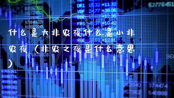 什么是大非农夜什么是小非农夜（非农之夜是什么意思）_https://www.boyangwujin.com_纳指期货_第1张