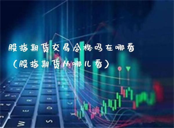 股指期货交易合格吗在哪看（股指期货从哪儿看）_https://www.boyangwujin.com_期货直播间_第1张