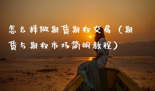 怎么样做期货期权交易（期货与期权市场简明教程）