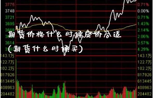 期货价格什么时候定价合适(期货什么时候买)
