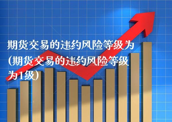 期货交易的违约风险等级为(期货交易的违约风险等级为1级)_https://www.boyangwujin.com_期货直播间_第1张