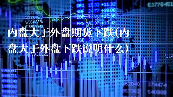 内盘大于外盘期货下跌(内盘大于外盘下跌说明什么)_https://www.boyangwujin.com_期货科普_第1张