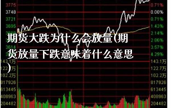 期货大跌为什么会放量(期货放量下跌意味着什么意思)_https://www.boyangwujin.com_内盘期货_第1张