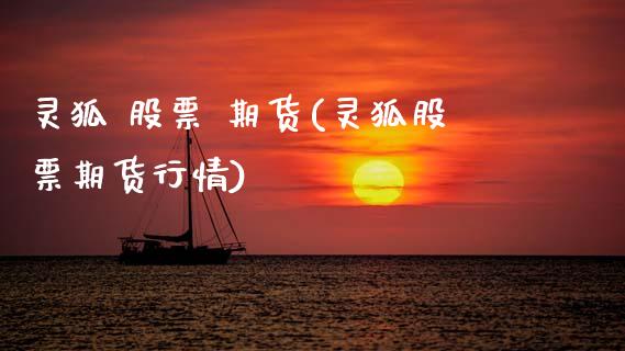灵狐 股票 期货(灵狐股票期货行情)_https://www.boyangwujin.com_原油期货_第1张