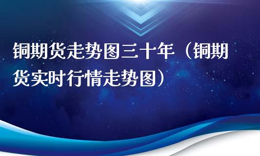 铜期货走势图三十年（铜期货实时行情走势图）