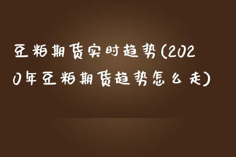 豆粕期货实时趋势(2020年豆粕期货趋势怎么走)