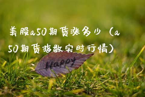 美股a50期货涨多少（a50期货指数实时行情）