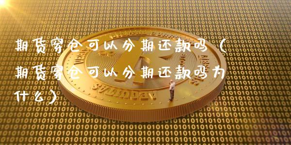 期货穿仓可以分期还款吗（期货穿仓可以分期还款吗为什么）_https://www.boyangwujin.com_期货直播间_第1张