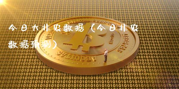 今日大非农数据（今日非农数据预测）_https://www.boyangwujin.com_道指期货_第1张