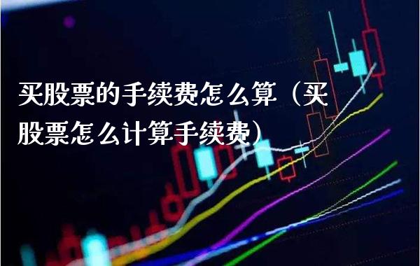 买股票的手续费怎么算（买股票怎么计算手续费）_https://www.boyangwujin.com_纳指期货_第1张