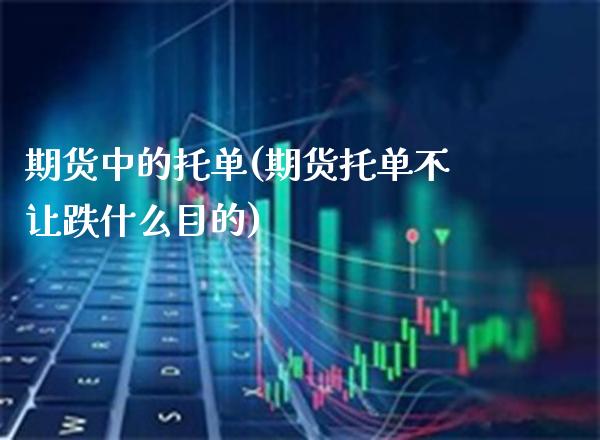 期货中的托单(期货托单不让跌什么目的)_https://www.boyangwujin.com_期货直播间_第1张