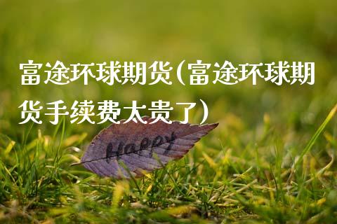 富途环球期货(富途环球期货手续费太贵了)_https://www.boyangwujin.com_期货直播间_第1张
