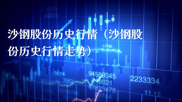 沙钢股份历史行情（沙钢股份历史行情走势）_https://www.boyangwujin.com_黄金期货_第1张
