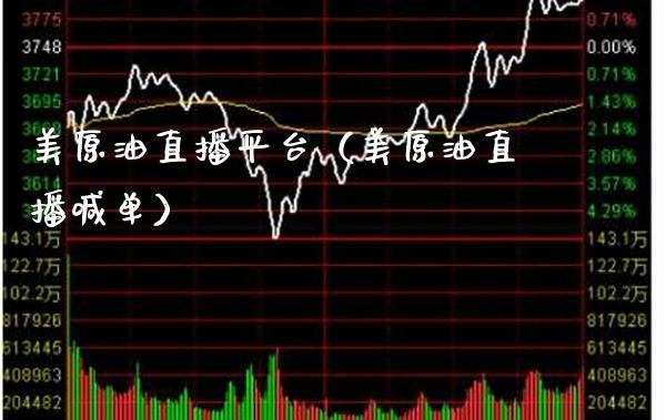 美原油直播平台（美原油直播喊单）_https://www.boyangwujin.com_道指期货_第1张