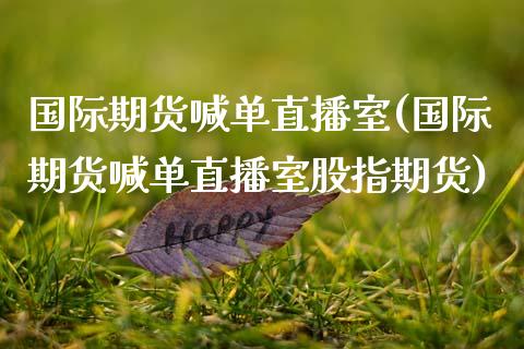 国际期货喊单直播室(国际期货喊单直播室股指期货)_https://www.boyangwujin.com_恒生指数_第1张