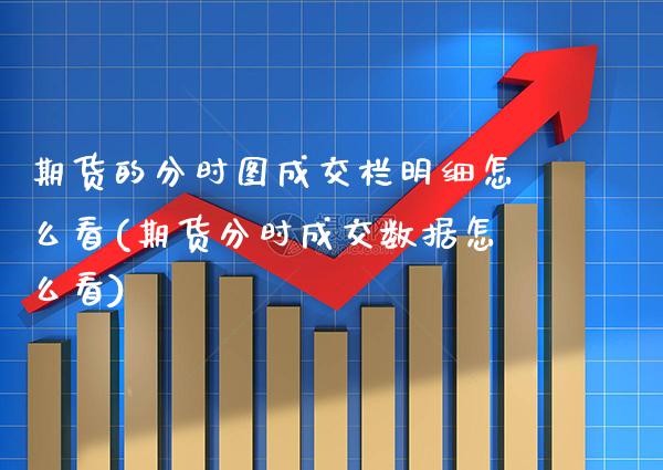 期货的分时图成交栏明细怎么看(期货分时成交数据怎么看)_https://www.boyangwujin.com_期货直播间_第1张