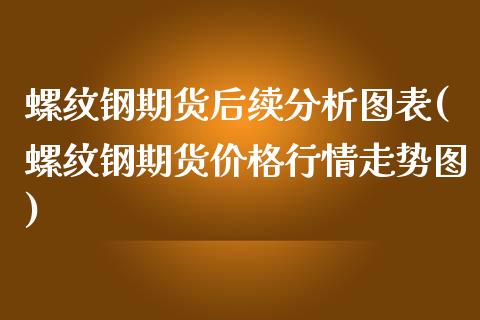 螺纹钢期货后续分析图表(螺纹钢期货价格行情走势图)_https://www.boyangwujin.com_期货直播间_第1张