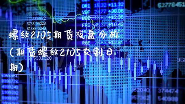 螺纹2105期货夜盘分析(期货螺纹2105交割日期)_https://www.boyangwujin.com_黄金期货_第1张