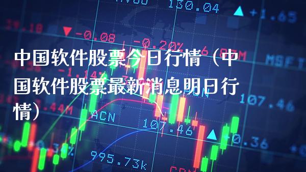 中国软件股票今日行情（中国软件股票最新消息明日行情）_https://www.boyangwujin.com_期货直播间_第1张