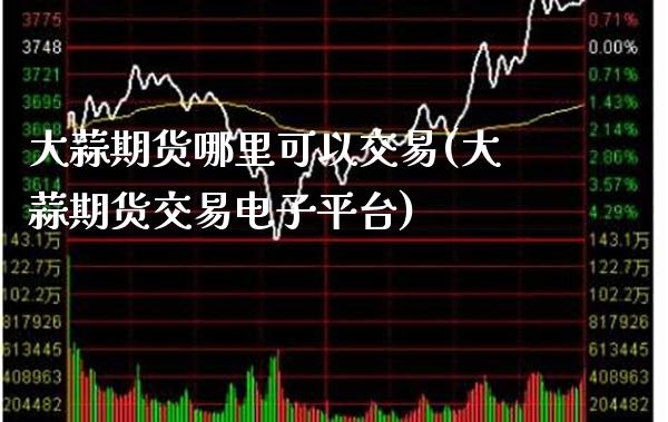 大蒜期货哪里可以交易(大蒜期货交易电子平台)_https://www.boyangwujin.com_道指期货_第1张