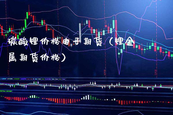 碳酸锂价格电子期货（锂金属期货价格）_https://www.boyangwujin.com_期货直播间_第1张