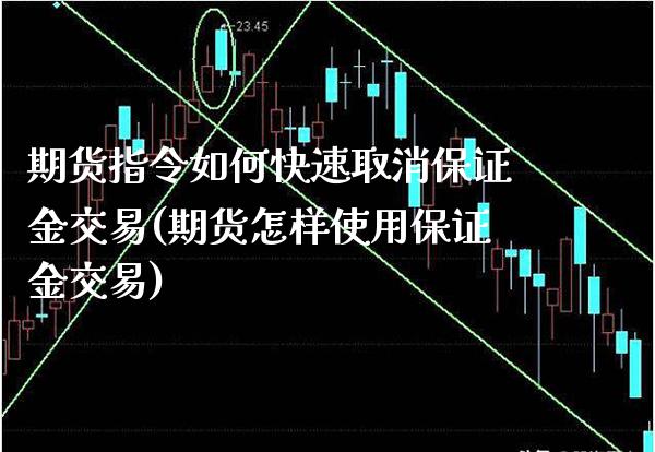 期货指令如何快速取消保证金交易(期货怎样使用保证金交易)_https://www.boyangwujin.com_期货直播间_第1张