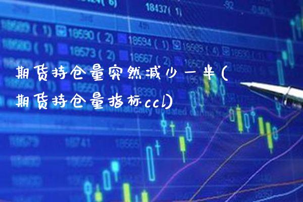 期货持仓量突然减少一半(期货持仓量指标ccl)_https://www.boyangwujin.com_期货直播间_第1张