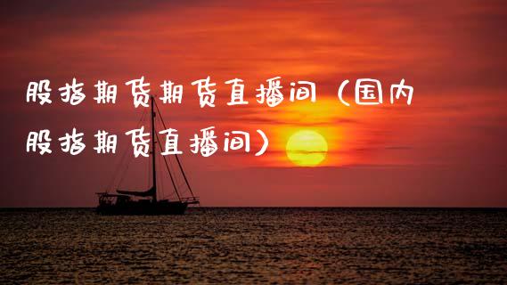 股指期货期货直播间（国内股指期货直播间）_https://www.boyangwujin.com_恒生指数_第1张